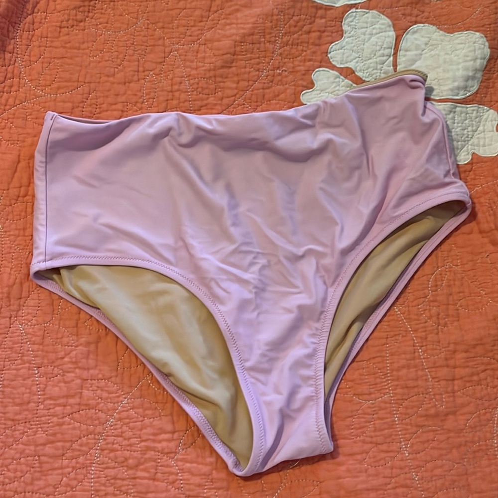 J. Crew Women's High-Waisted Bikini Bottom Sz Lg